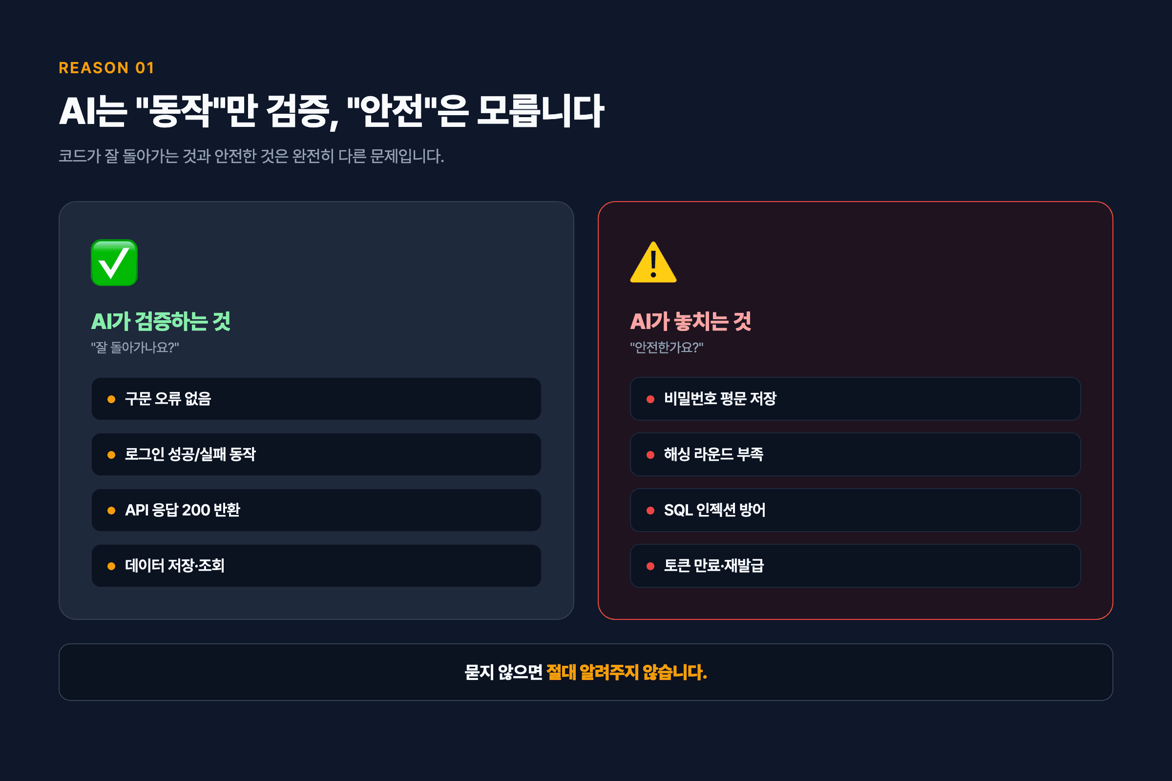 AI 코드의 보안 사각지대